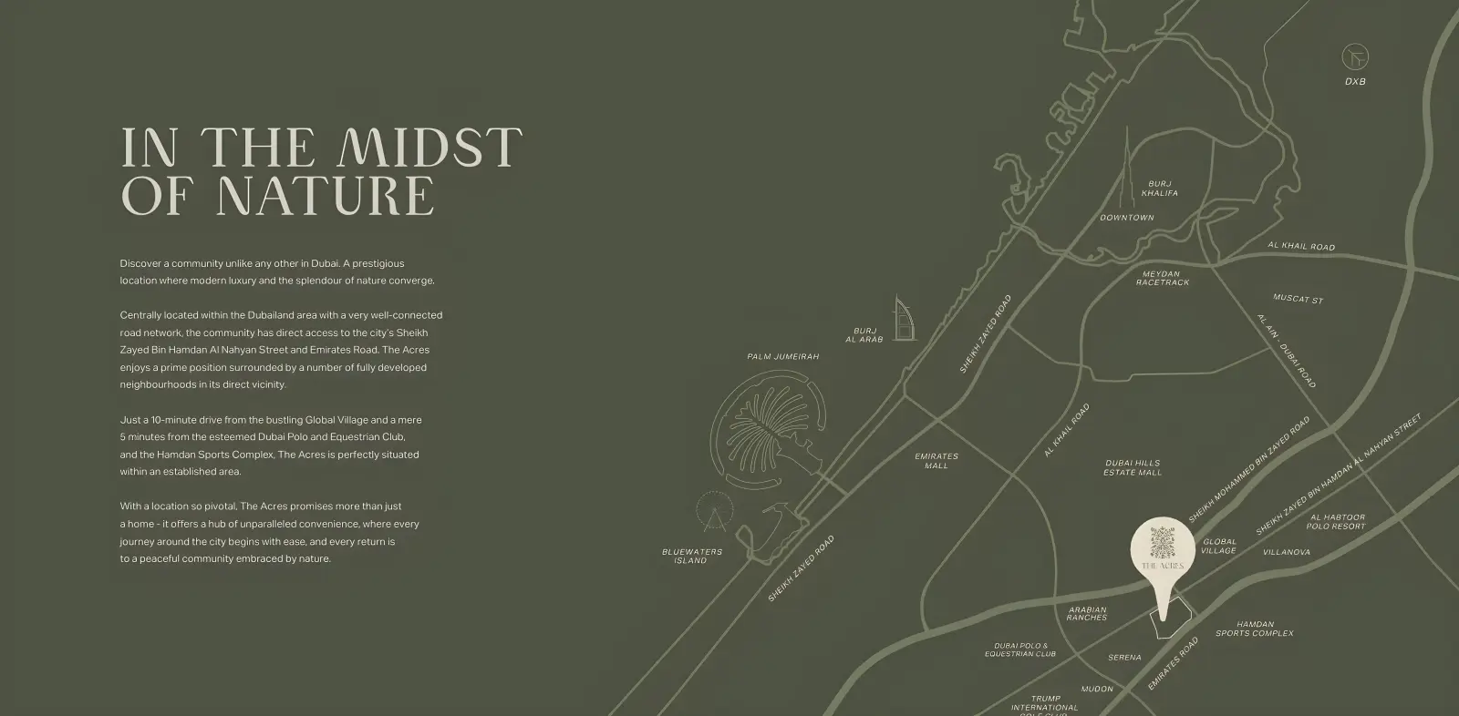 The Acres Estates Phase 3 masterplan, The Acres