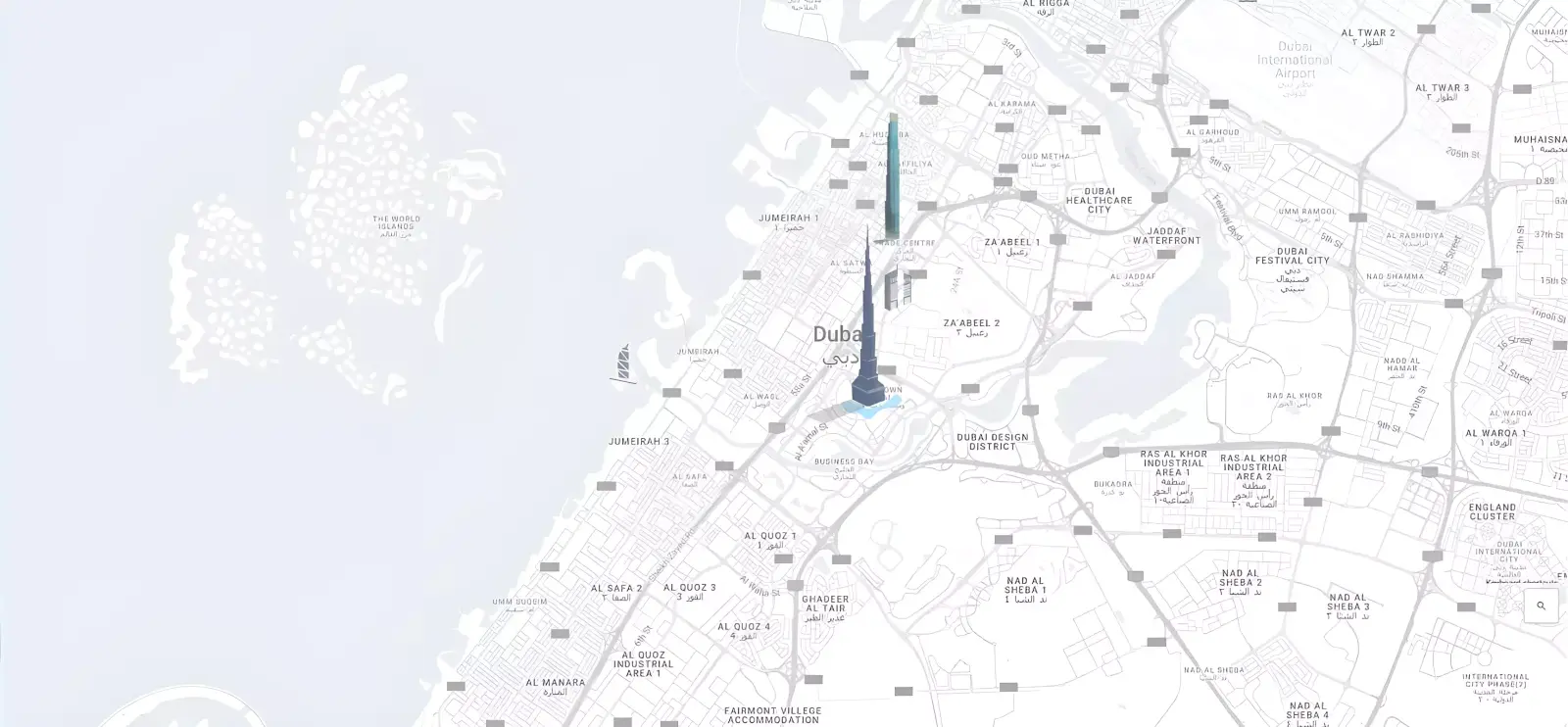 Burj Azizi masterplan, Sheikh Zayed Road