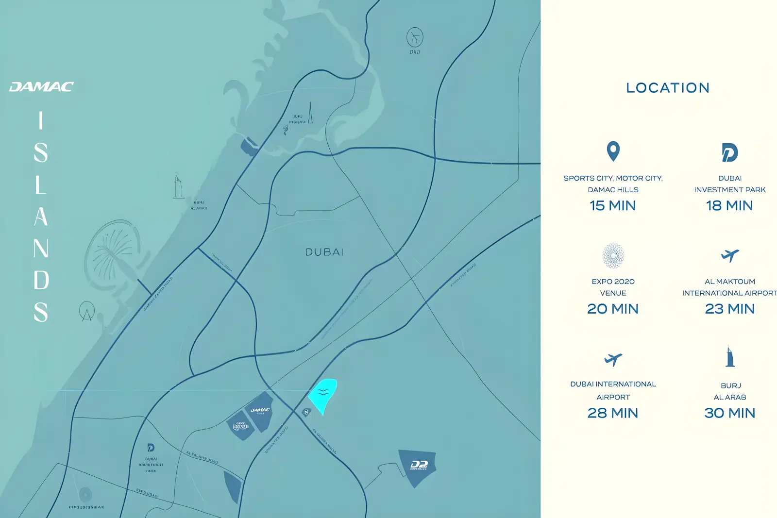 Masterplan Barbados, Damac Islands 2