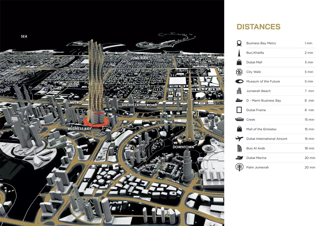 Bayz 102 masterplan, Business Bay