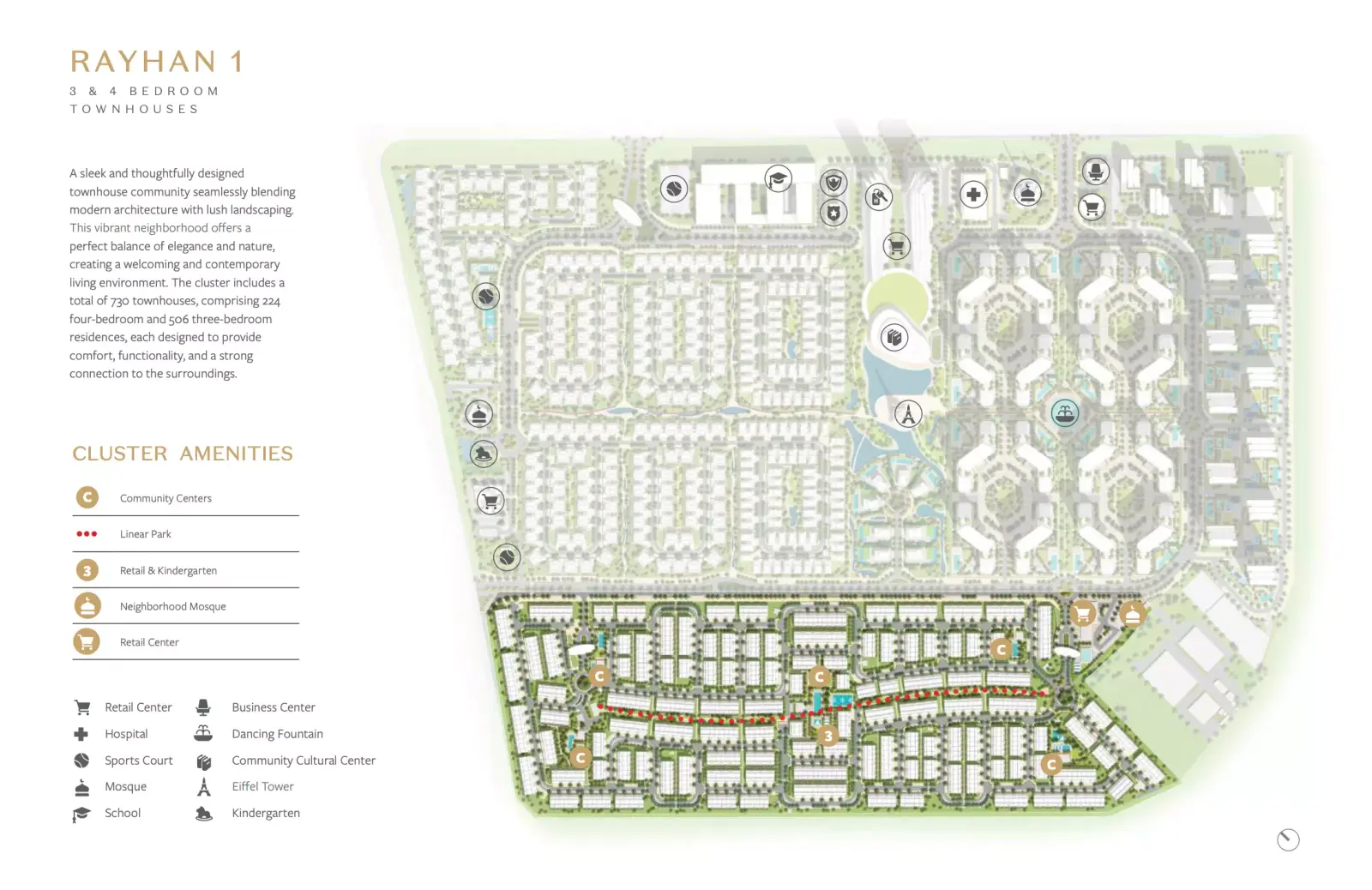 Rayhan masterplan, Dubai South (Dubai World Central)