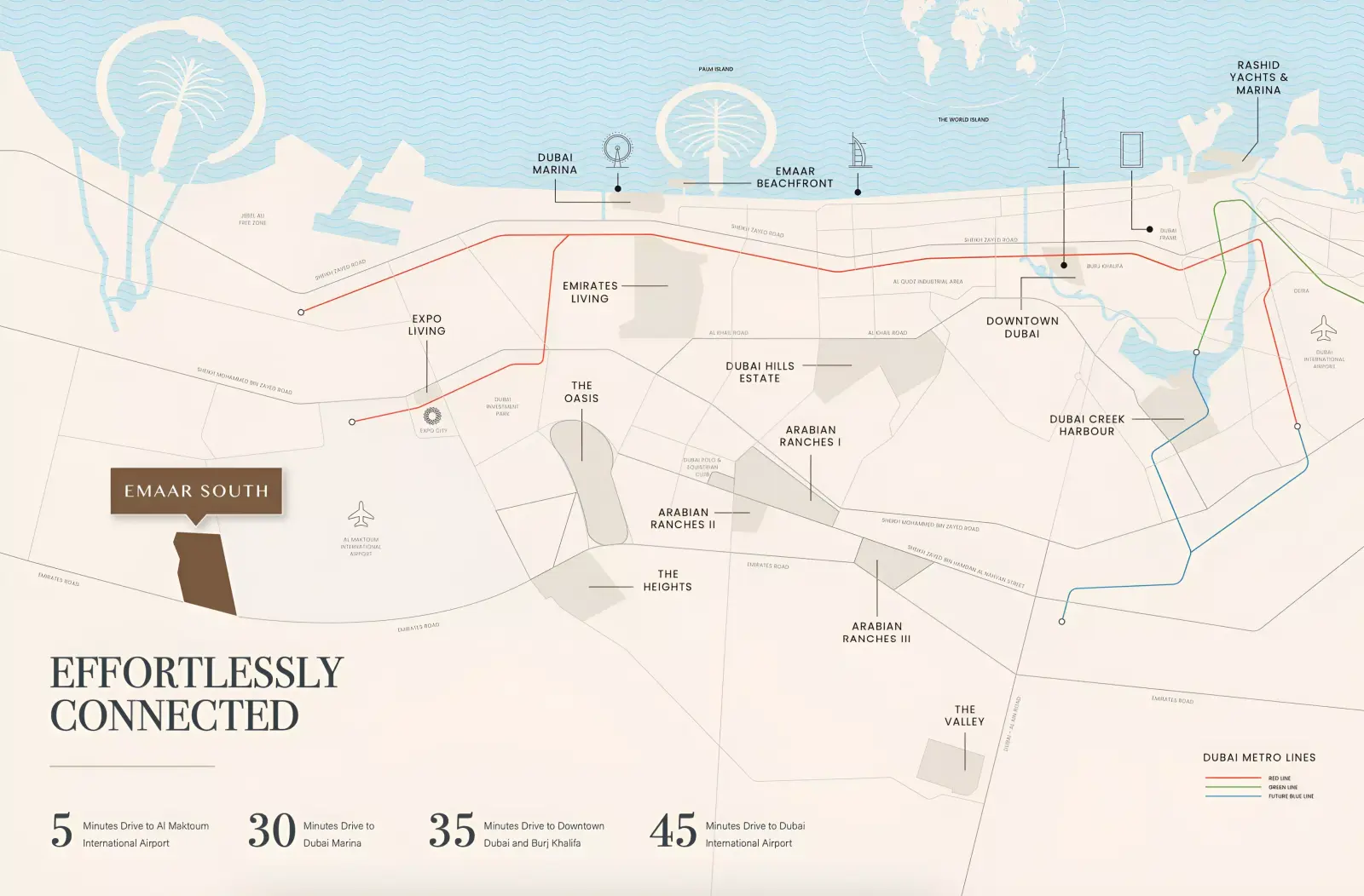 Golf Hills masterplan, Emaar South