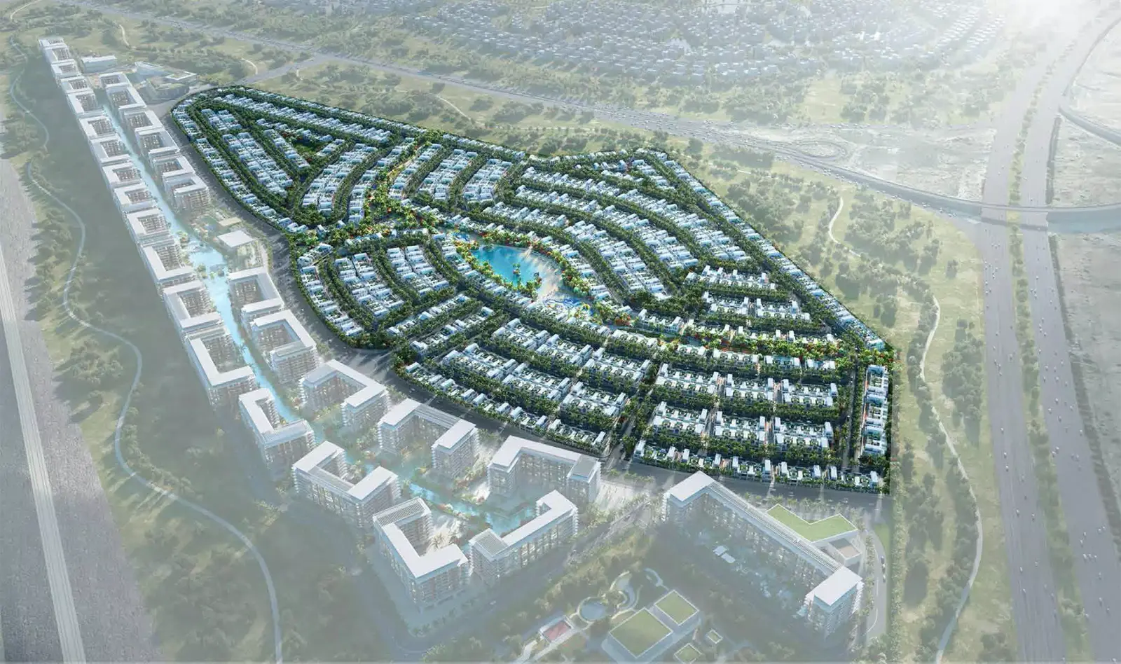 Мастер-план Damac Water Vein, Damac Riverside