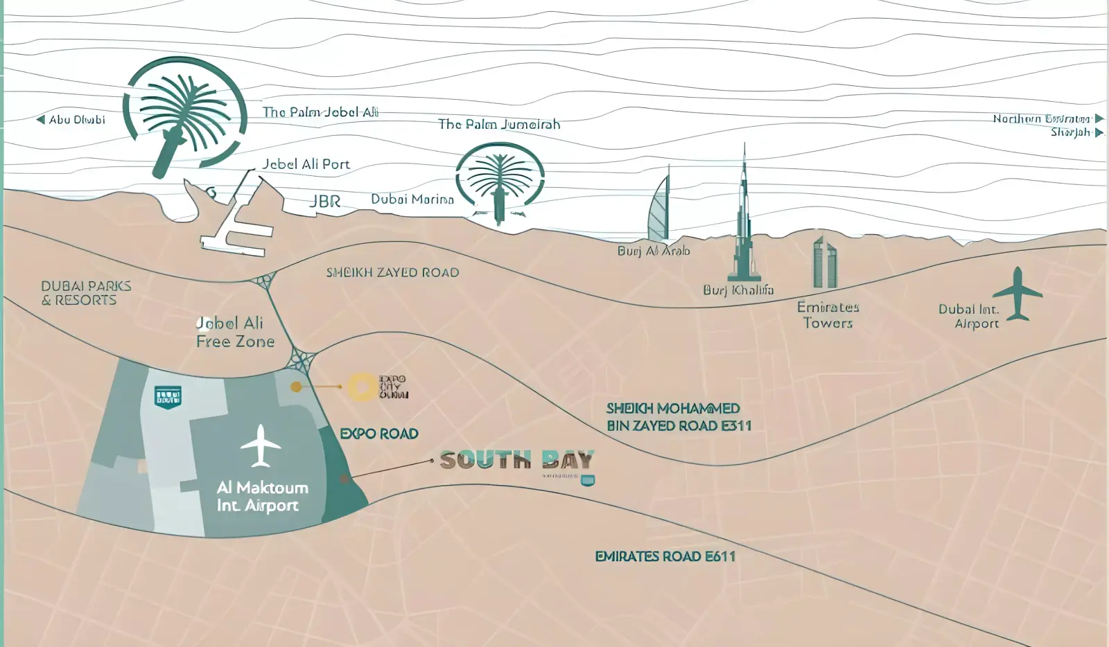 South Bay Phase 6 masterplan, Dubai South (Dubai World Central)