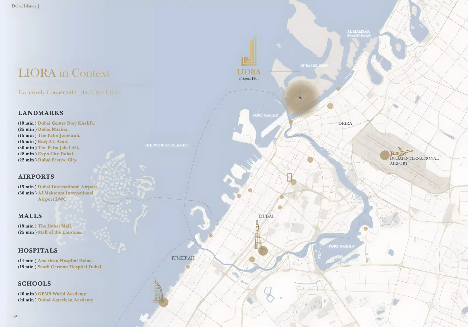 Liora Residences masterplan, Dubai Islands