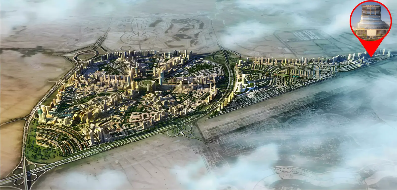 Мастер-план ELAR1S Axis, Jumeirah Village Triangle