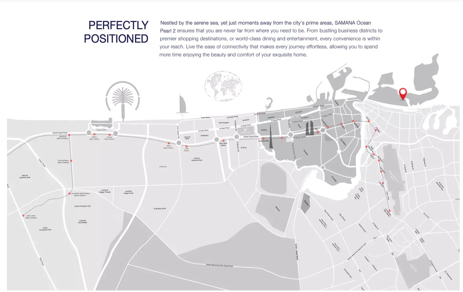 Samana Ocean Pearls Phase 2 masterplan, Dubai Islands