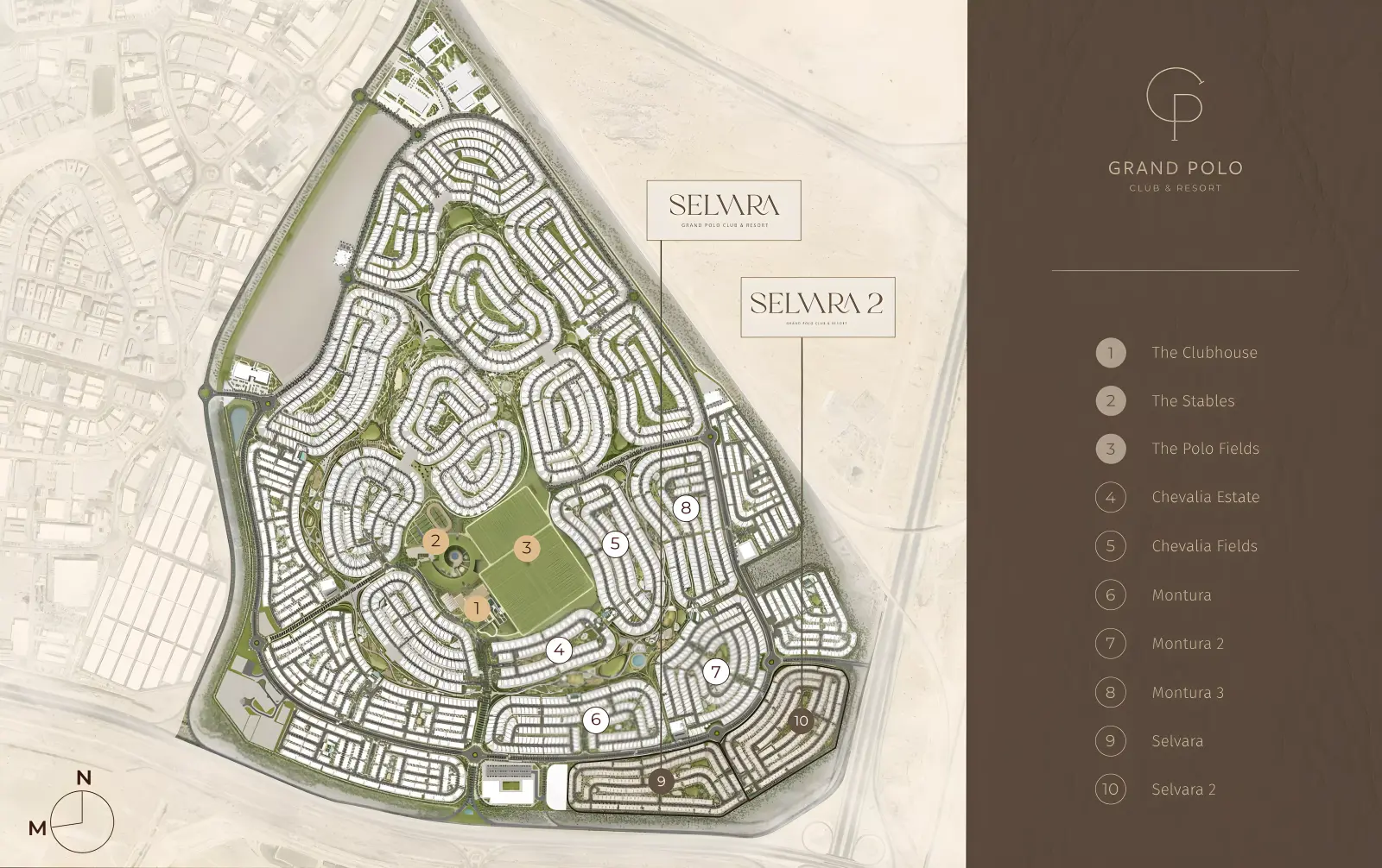 Selvara Phase 2 masterplan, The Grand Polo Club and Resort