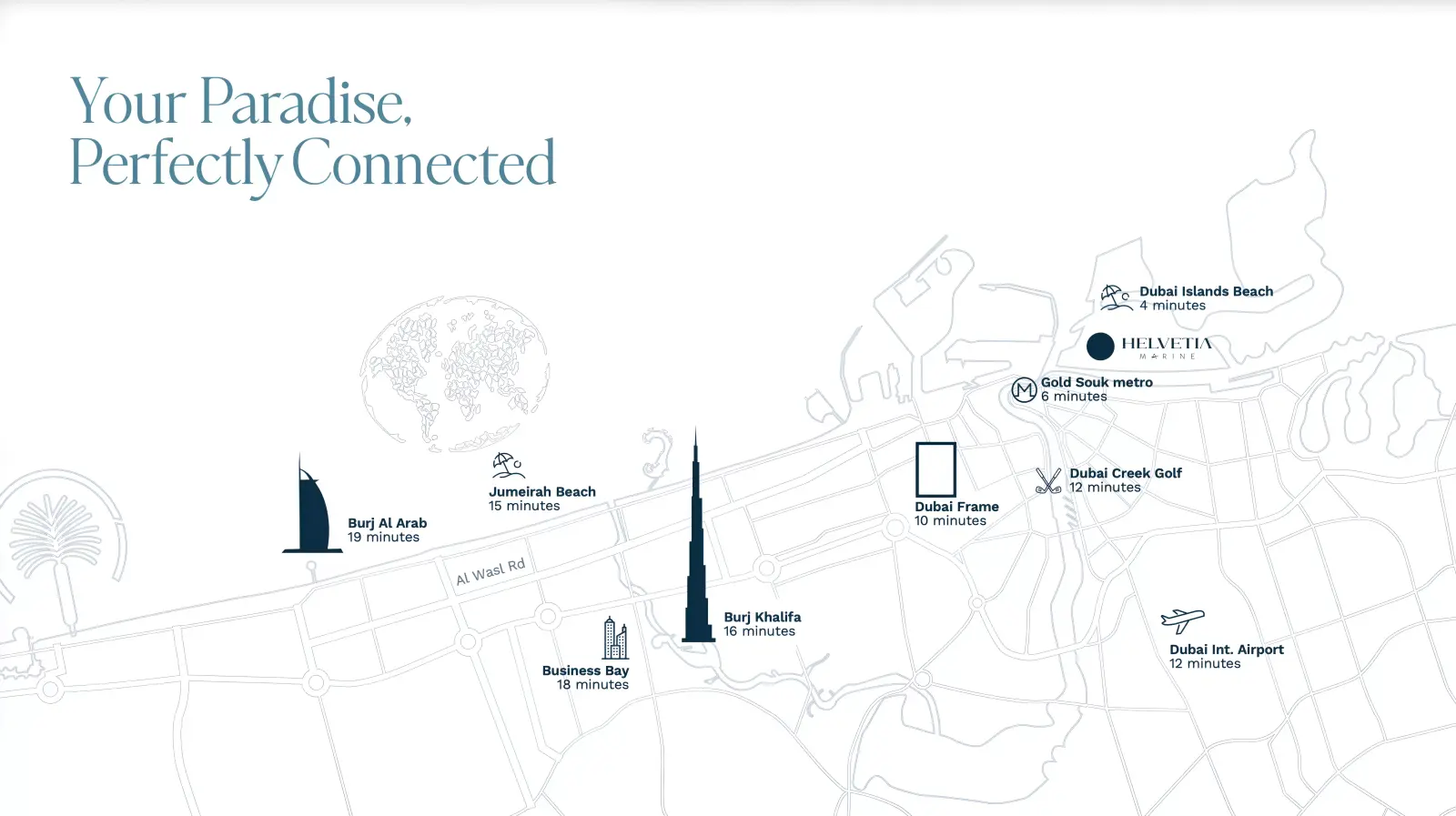 Masterplan Helvetia Marine, Dubai Islands