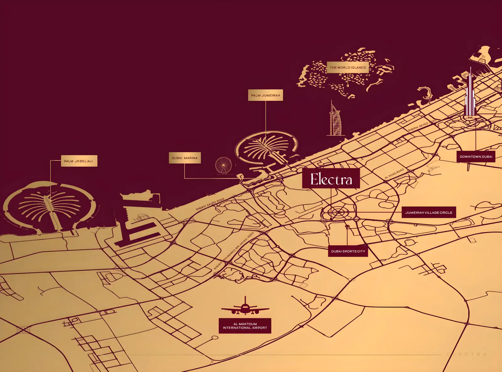 Electra masterplan, Jumeirah Village Circle