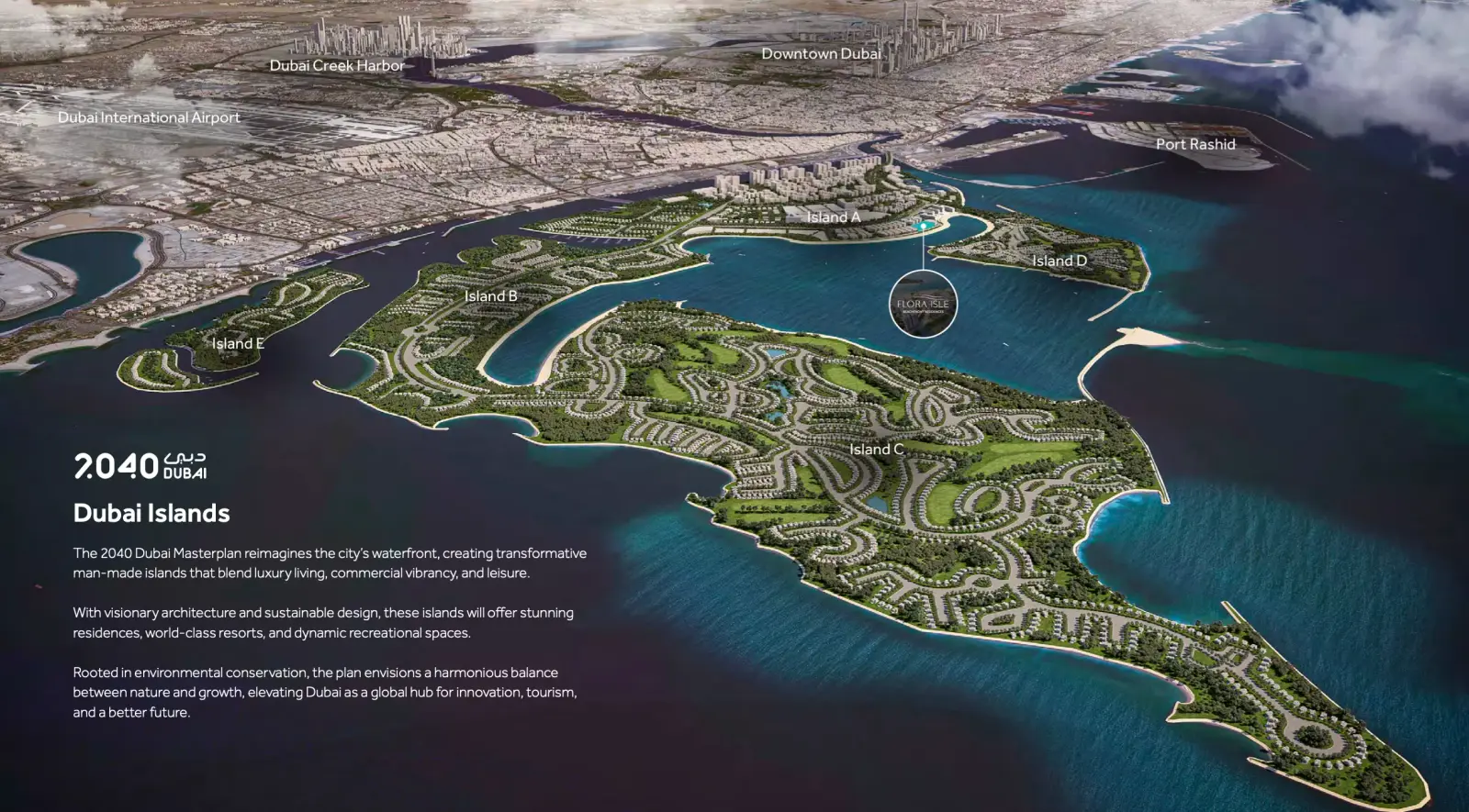 Flora Isle masterplan, Dubai Islands