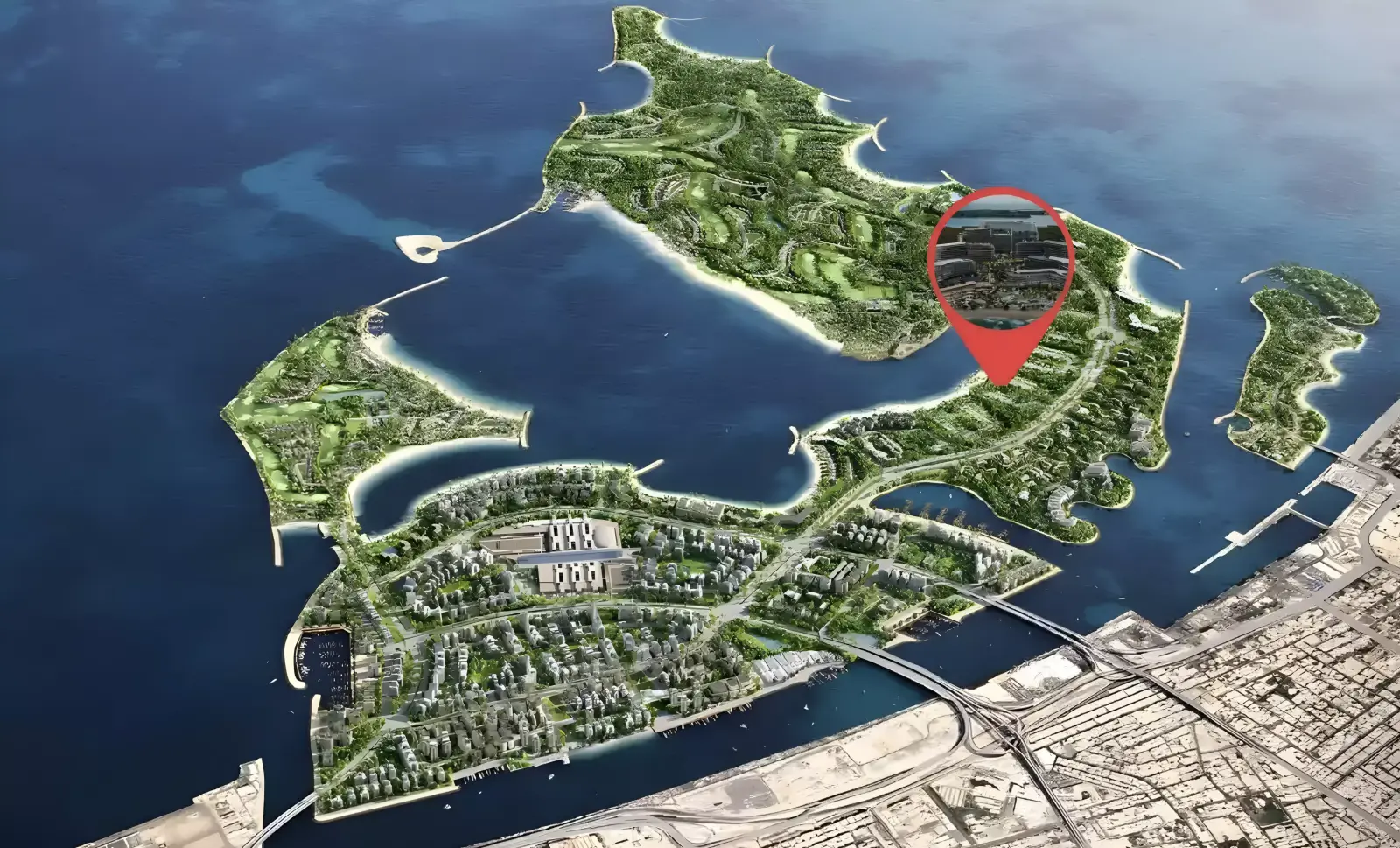 The Meriva Collection masterplan, Dubai Islands