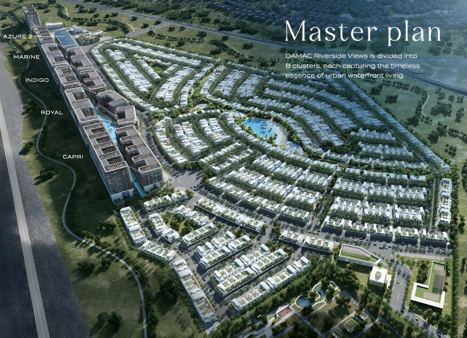 Damac Riverside Views Azure 2 मास्टरप्लान, Damac Riverside