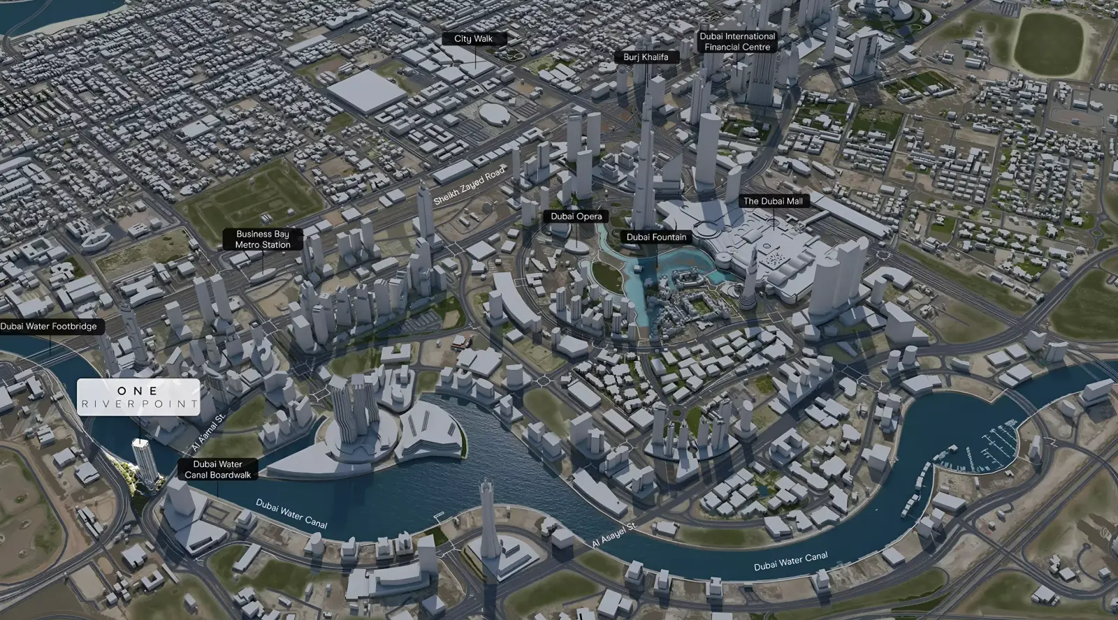 One River Point masterplan, Business Bay
