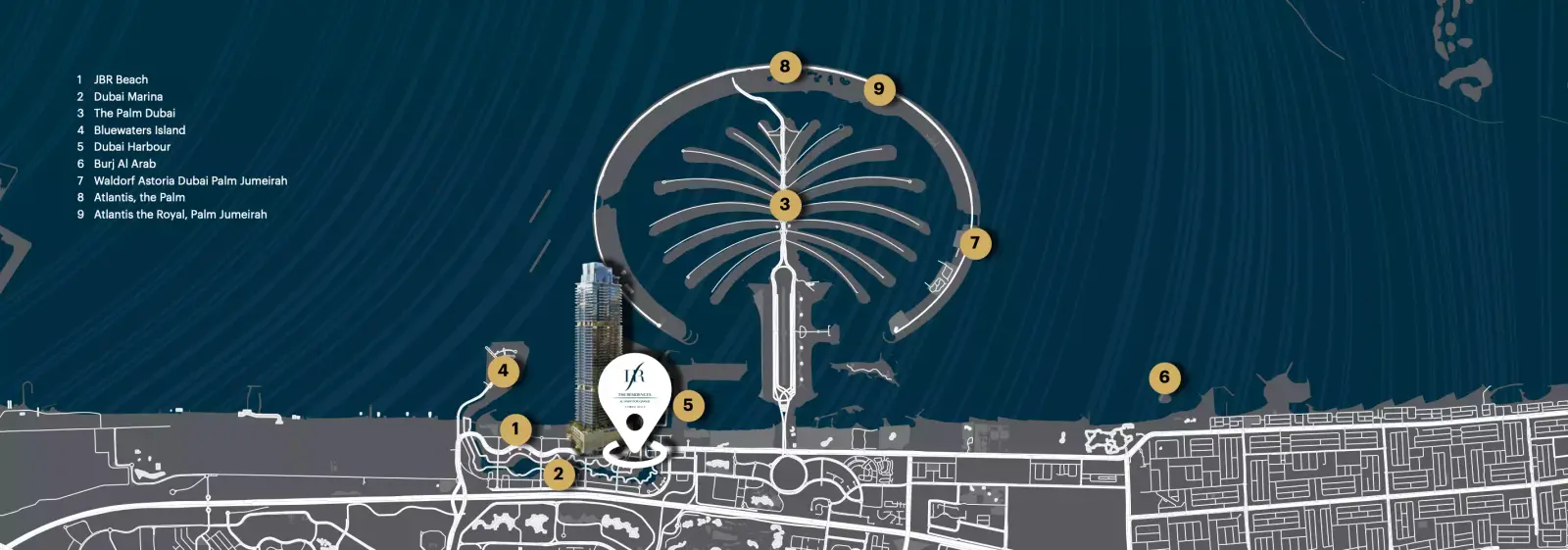The Residences Al Habtoor Grand masterplan, Dubai Marina