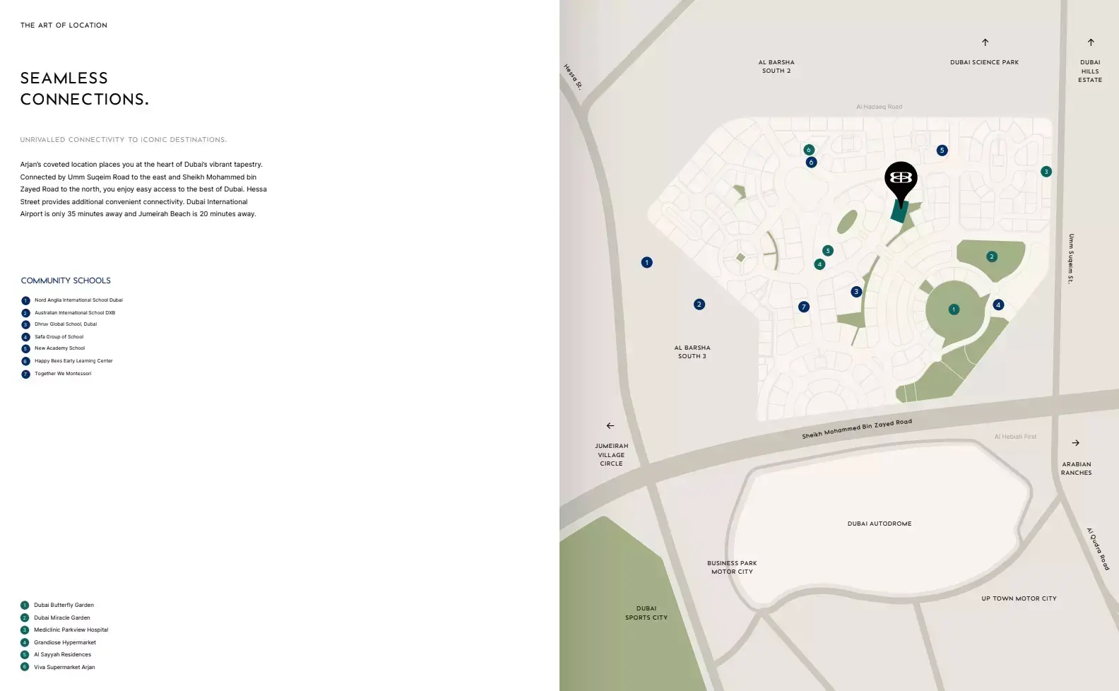 Bond Enclave masterplan, Arjan