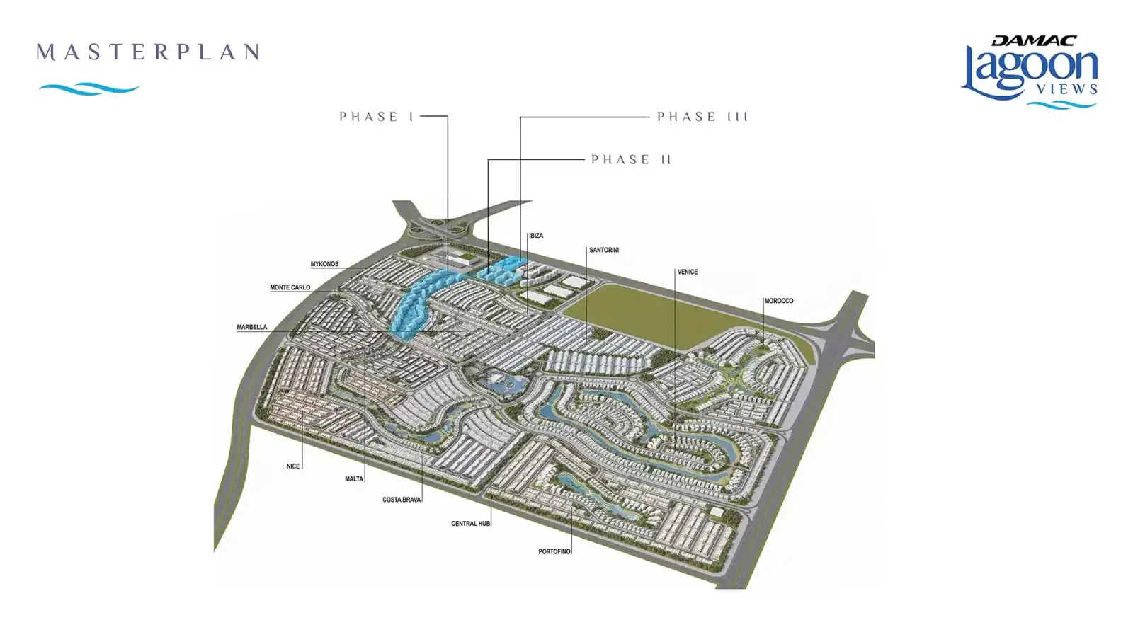 Damac Lagoons Views Phase 3 masterplan, Damac Lagoons