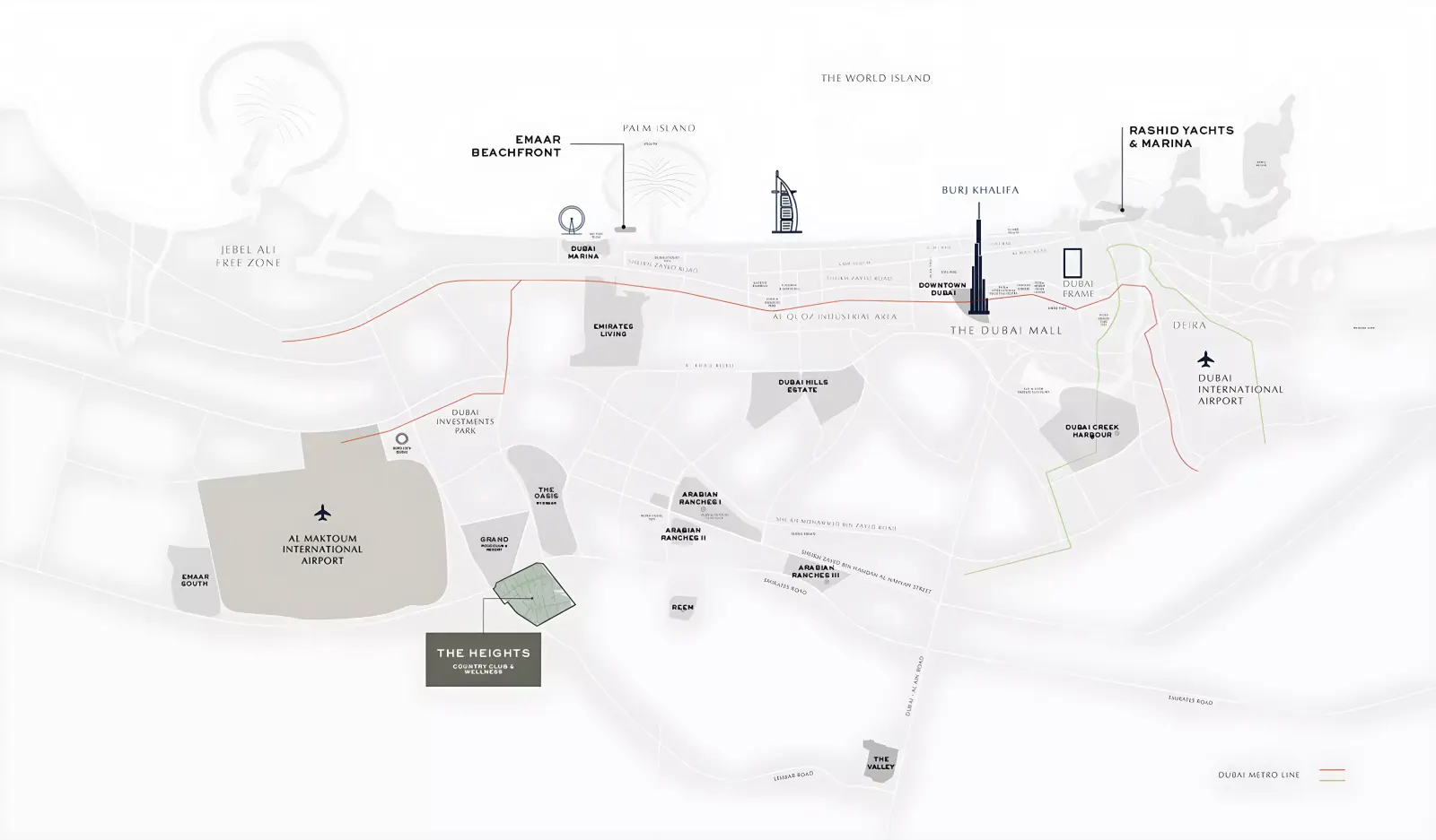 Faro At The Heights masterplan, The Heights Country Club & Wellness