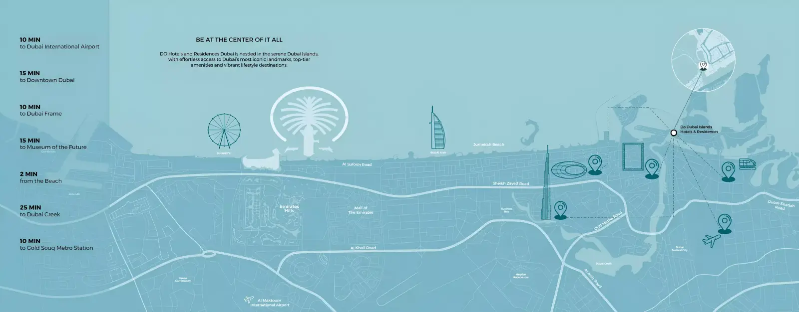 Do Hotels & Residences masterplan, Dubai Islands