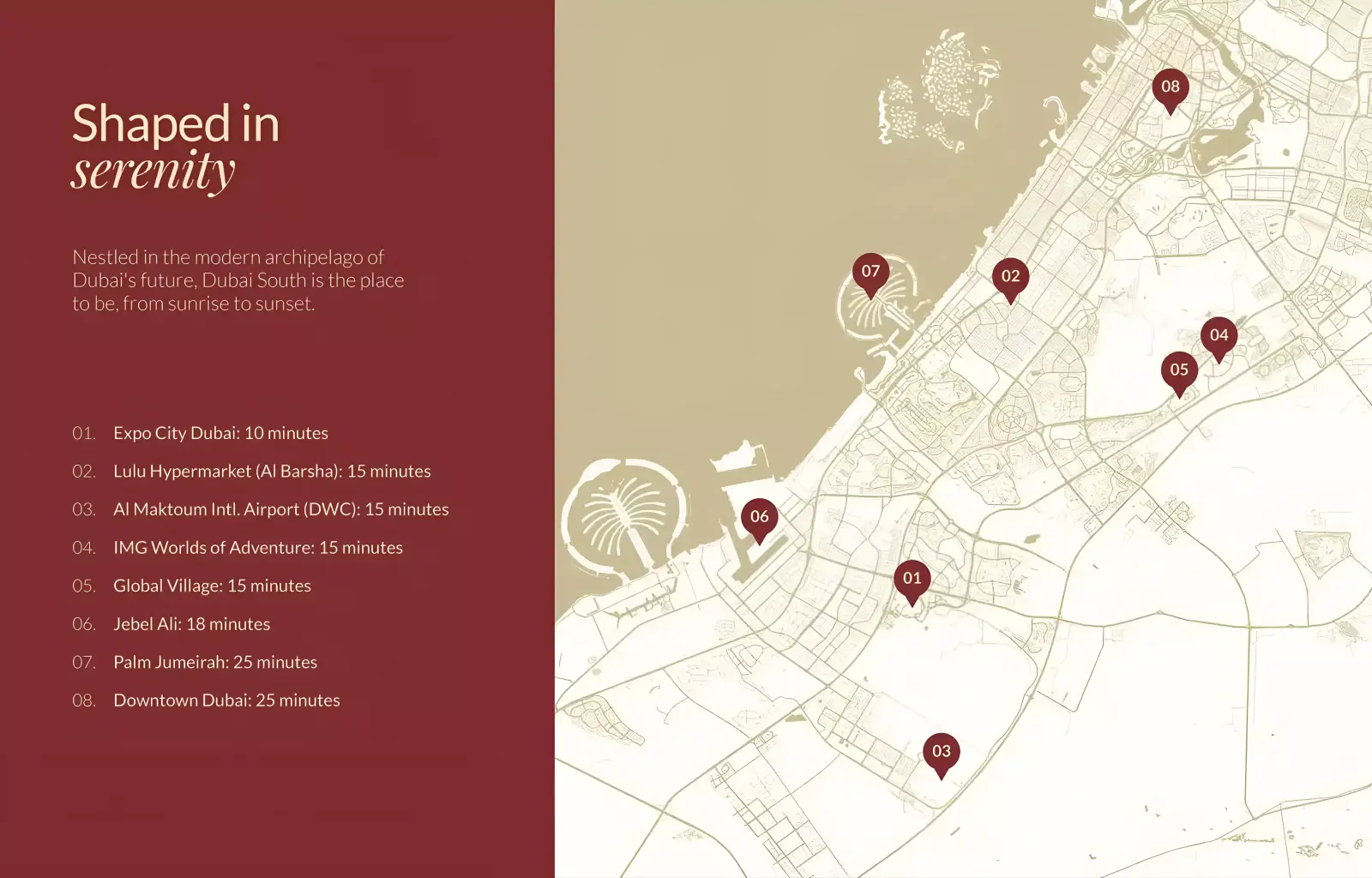 Seraya masterplan, Dubai Industrial City