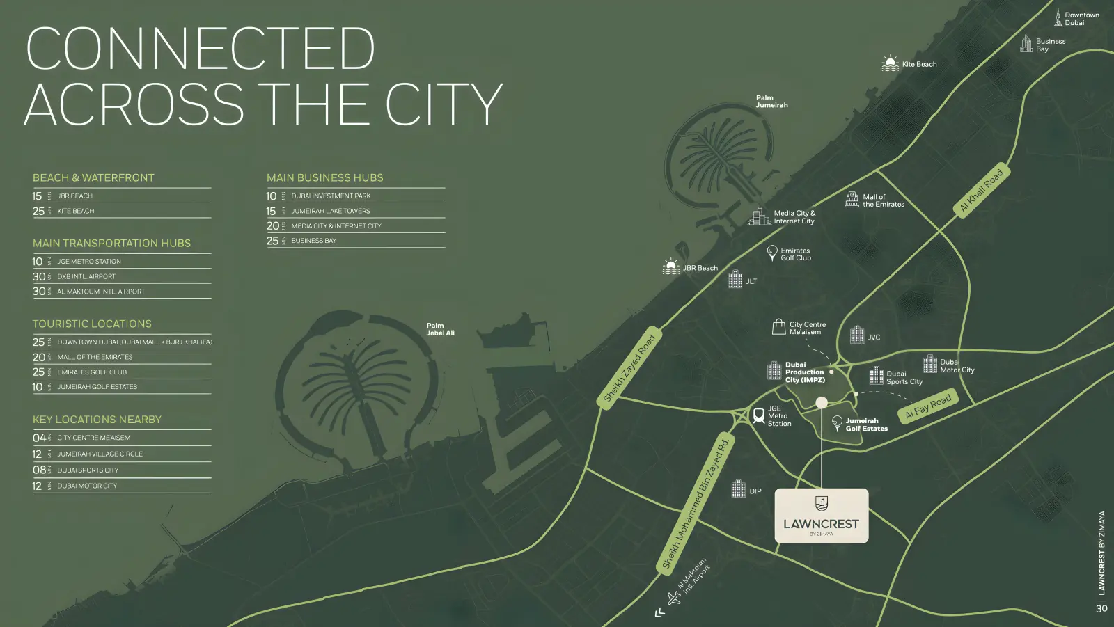 Lawncrest masterplan, Dubai Production City (IMPZ)