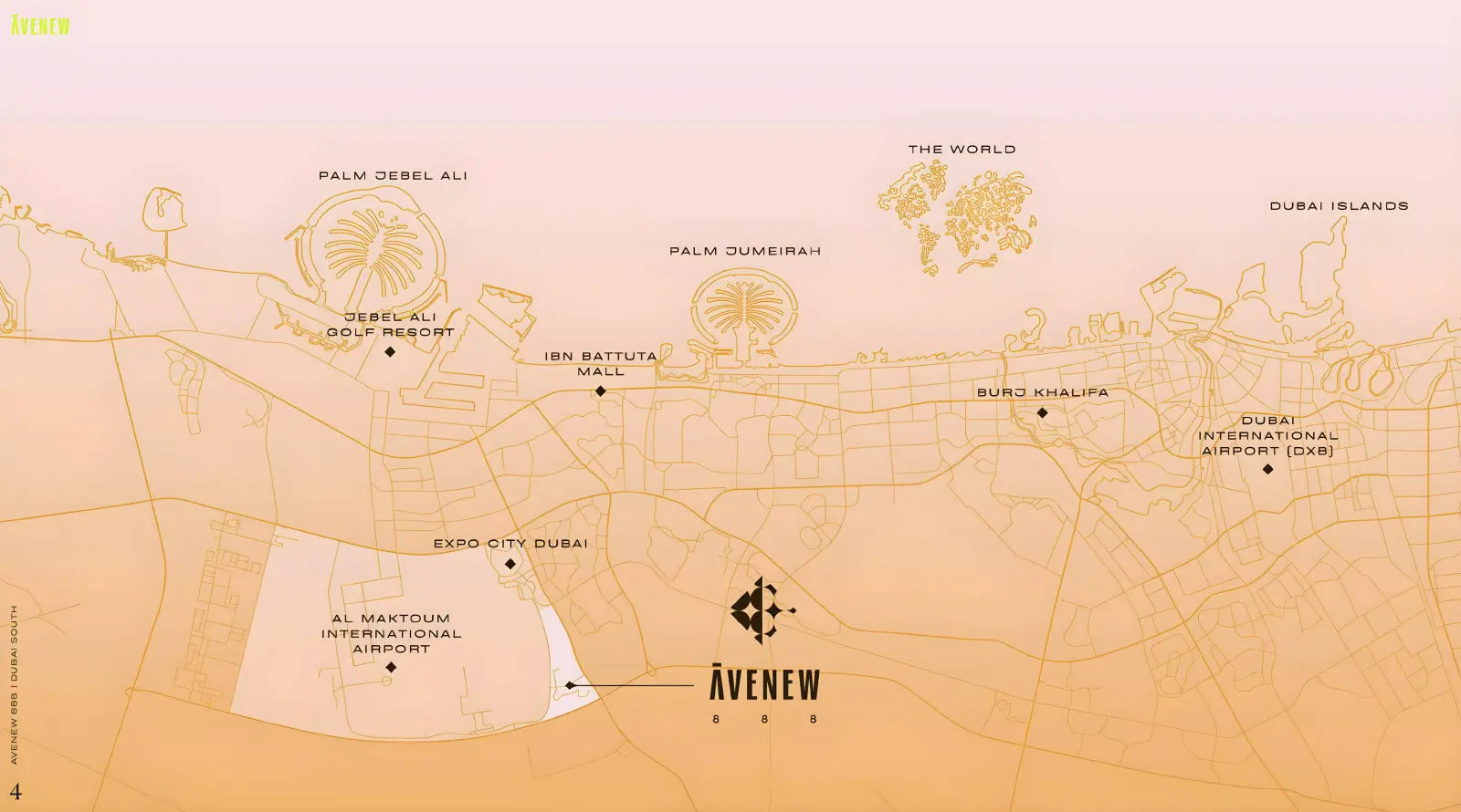 Avenew 888 masterplan, Dubai South (Dubai World Central)