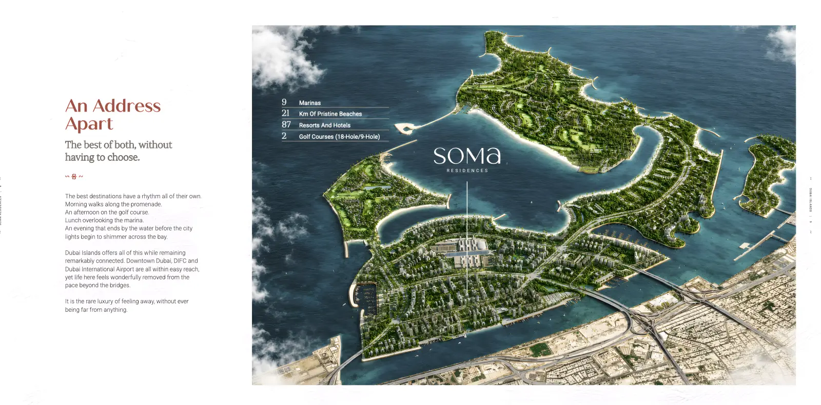 Soma Residence masterplan, Dubai Islands