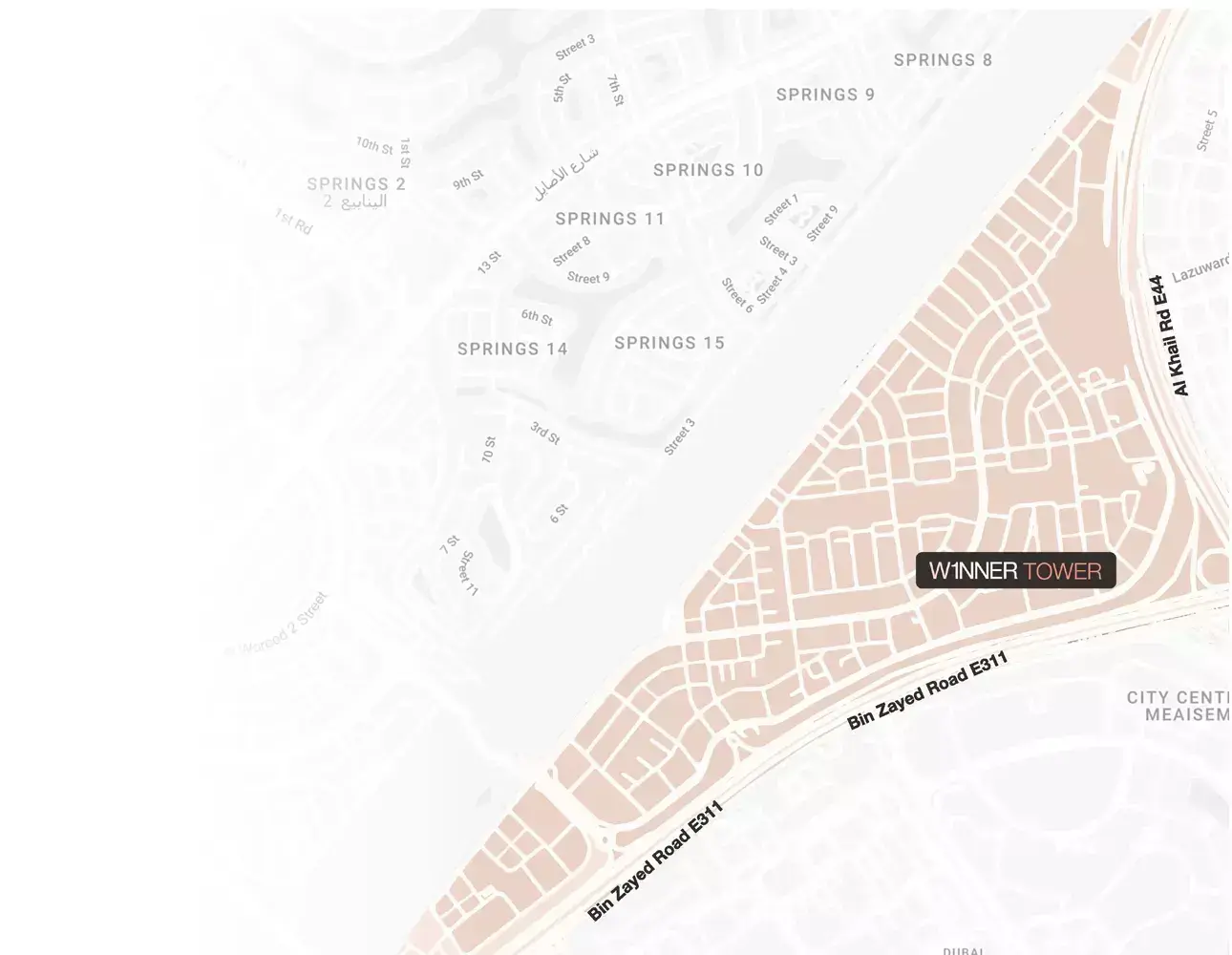 W1nner Tower masterplan, Jumeirah Village Triangle