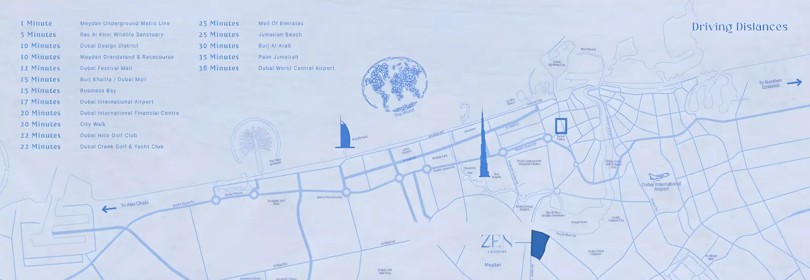 Zen Lagoons masterplan, Bukadra