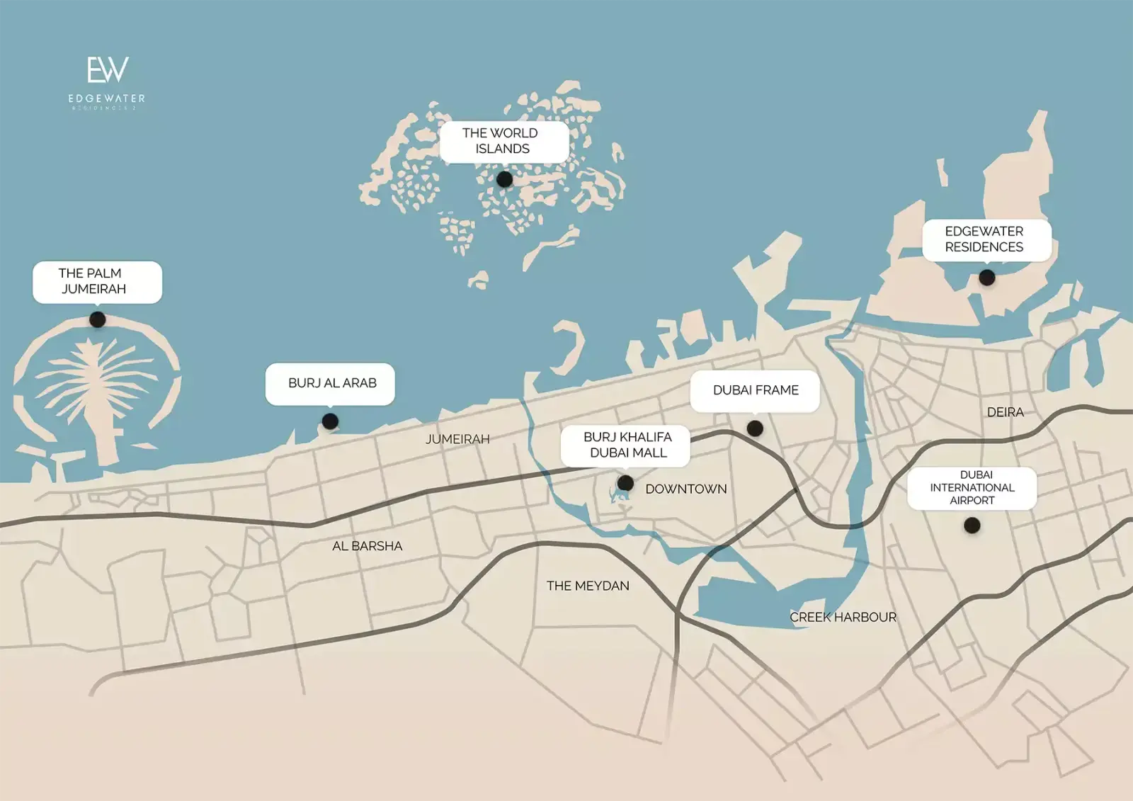 Edgewater Residences Phase 3 masterplan, Dubai Islands