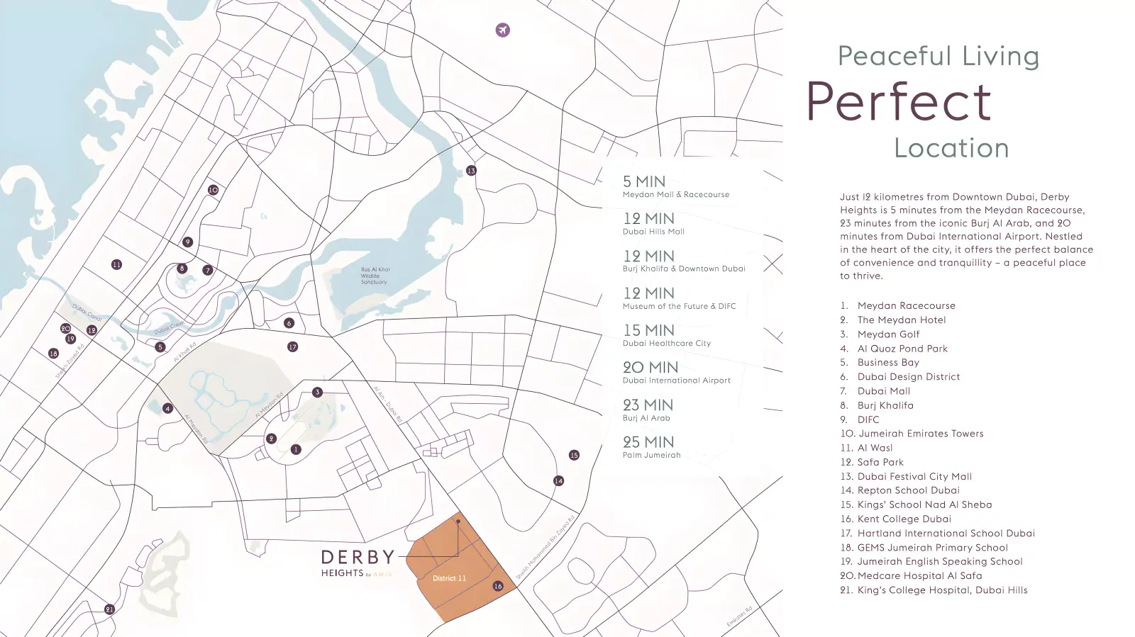 Derby Heights masterplan, Mohammed Bin Rashid City