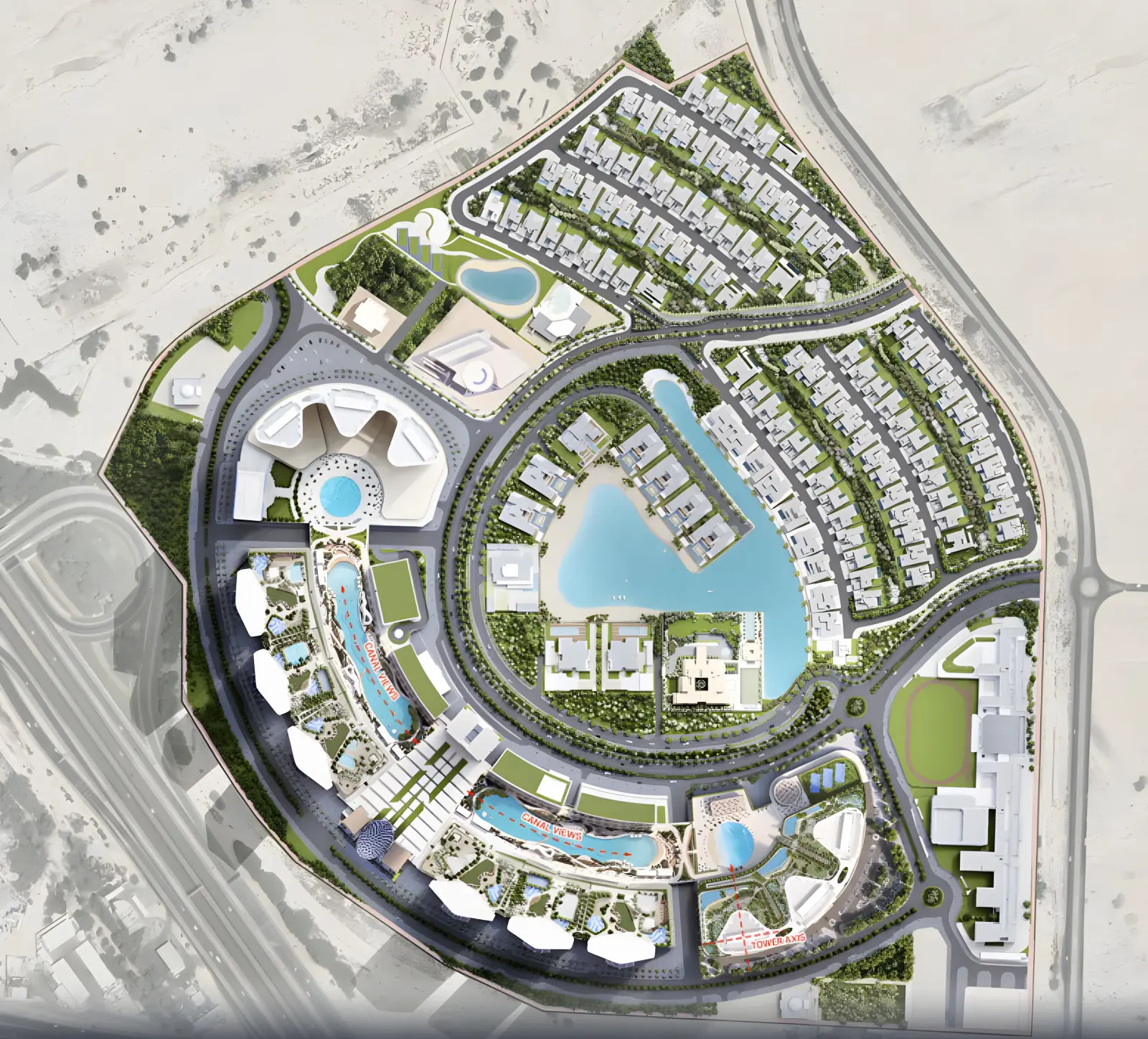 Skyscape masterplan, Sobha Hartland 2