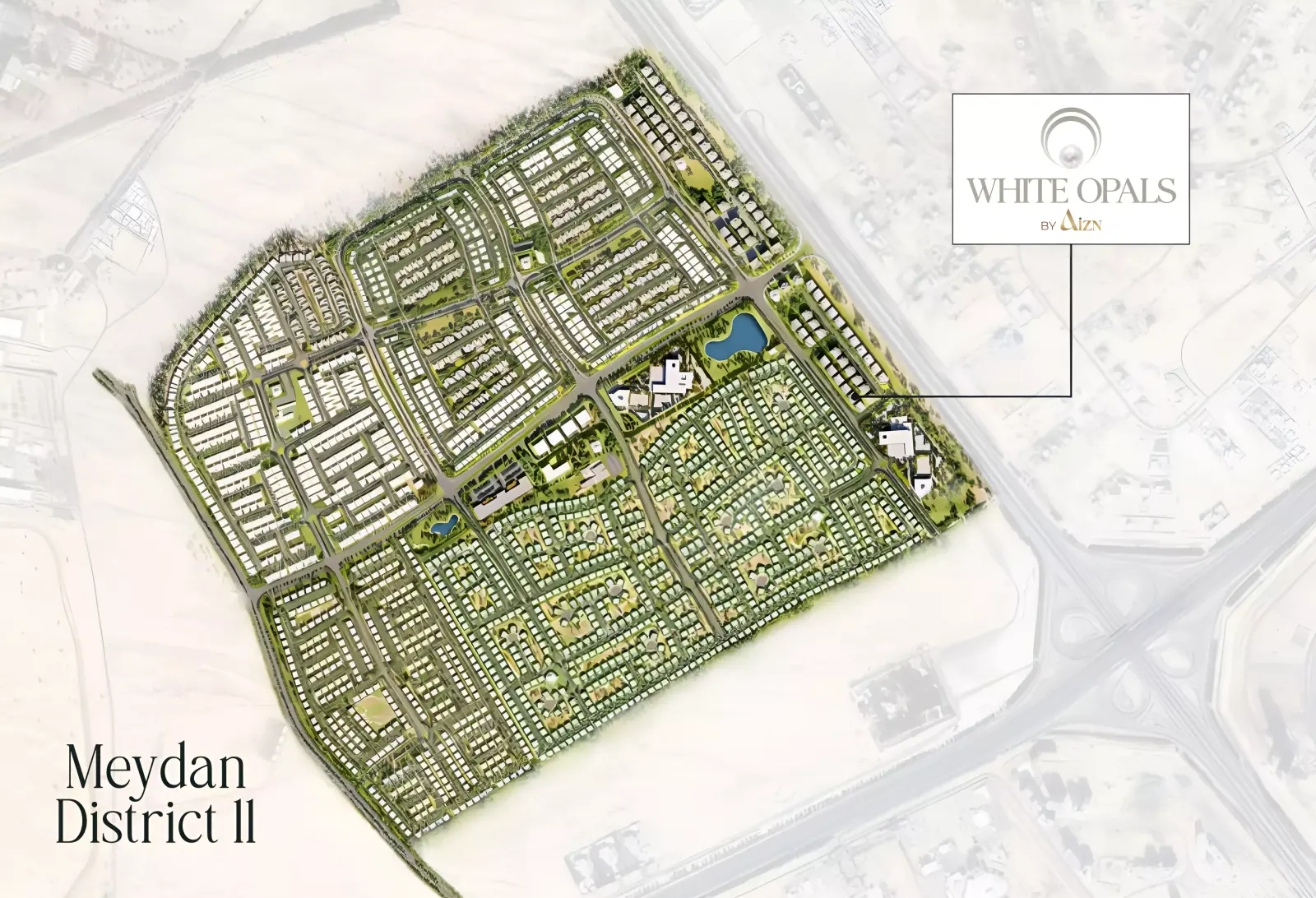 White Opals masterplan, Mohammed Bin Rashid City