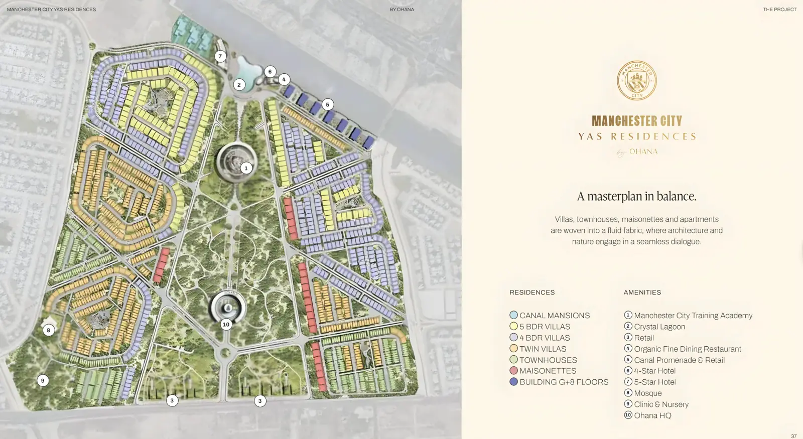 Manchester City Yas Residences A 总体规划, Yas Island