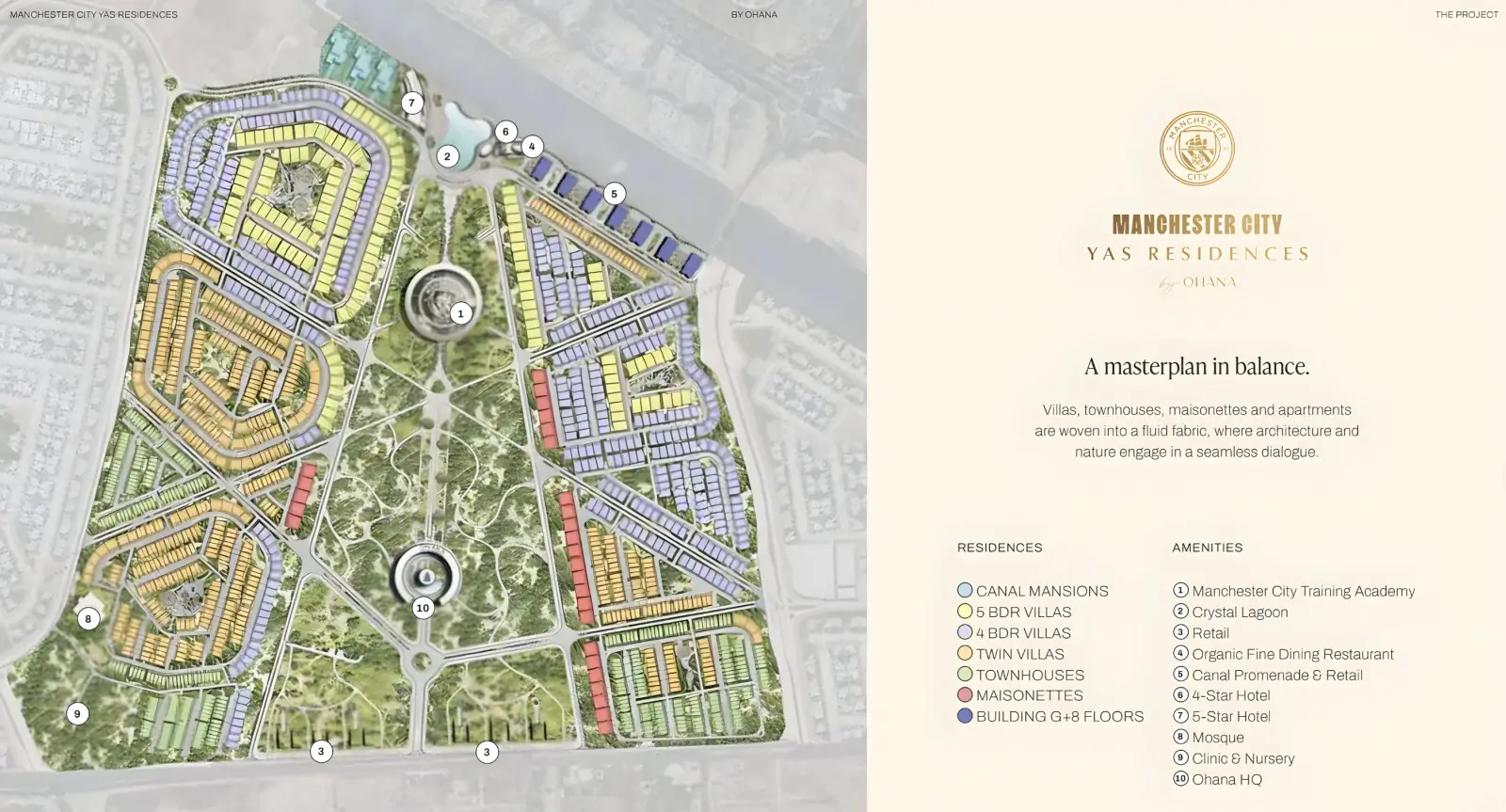 Masterplan Manchester City Yas Residences C, Yas Island