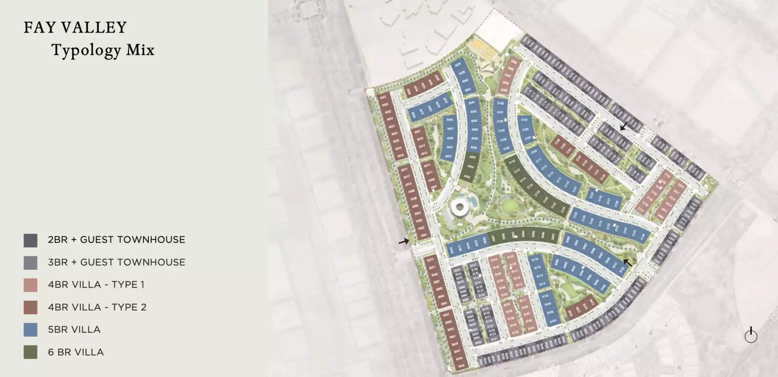 Fay Valley masterplan, Masdar City
