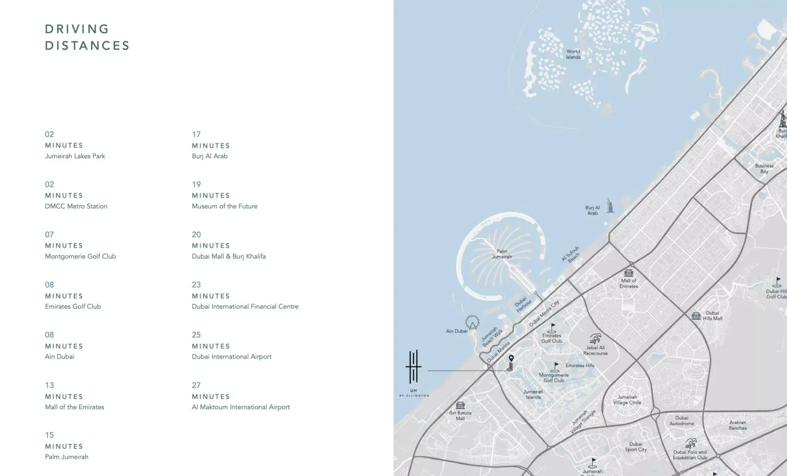 UH East masterplan, Jumeirah Lake Towers
