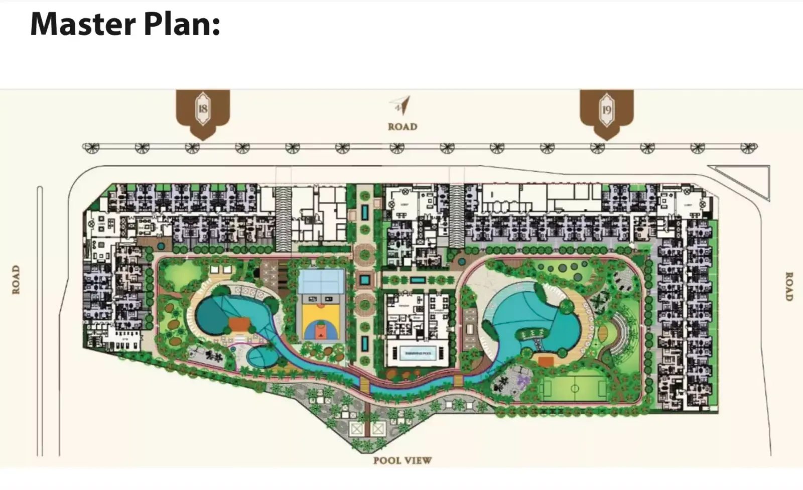 Bab Al Qasr Resort Residence masterplan, Masdar City