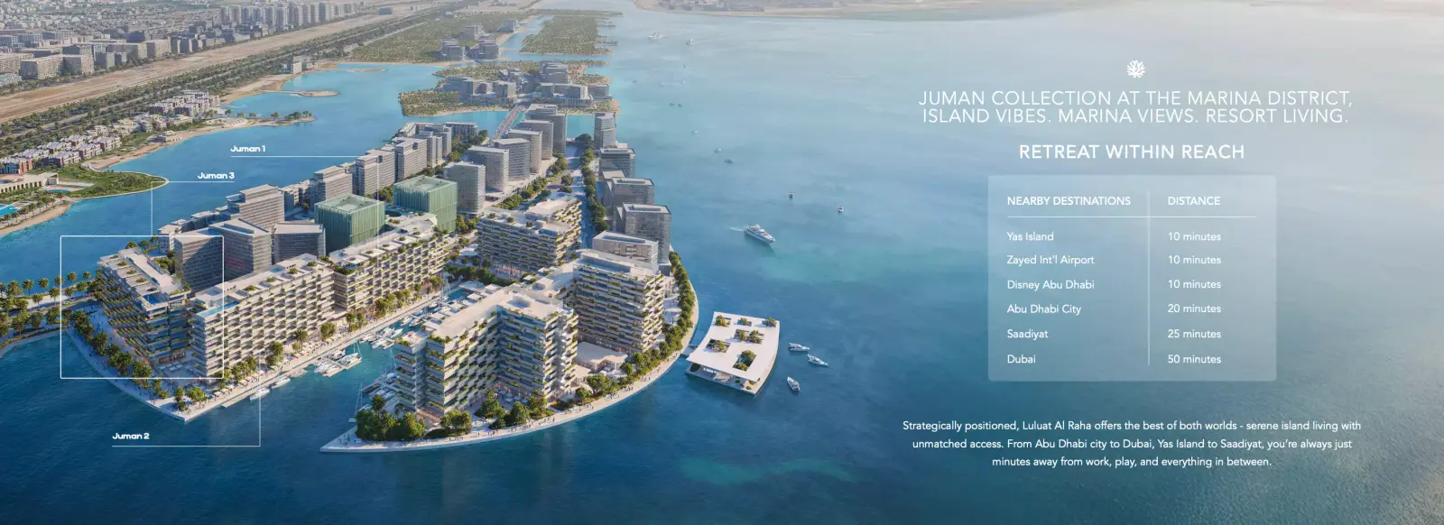 Juman 3 masterplan, Al Raha Beach
