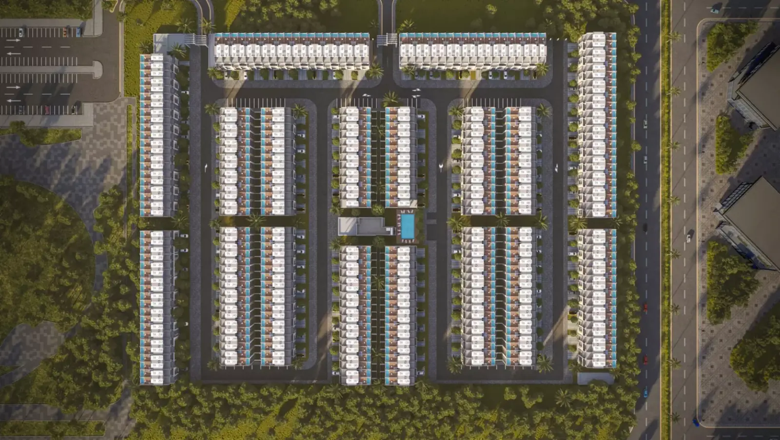 Reportage Village Khalifa City 总体规划, Khalifa City