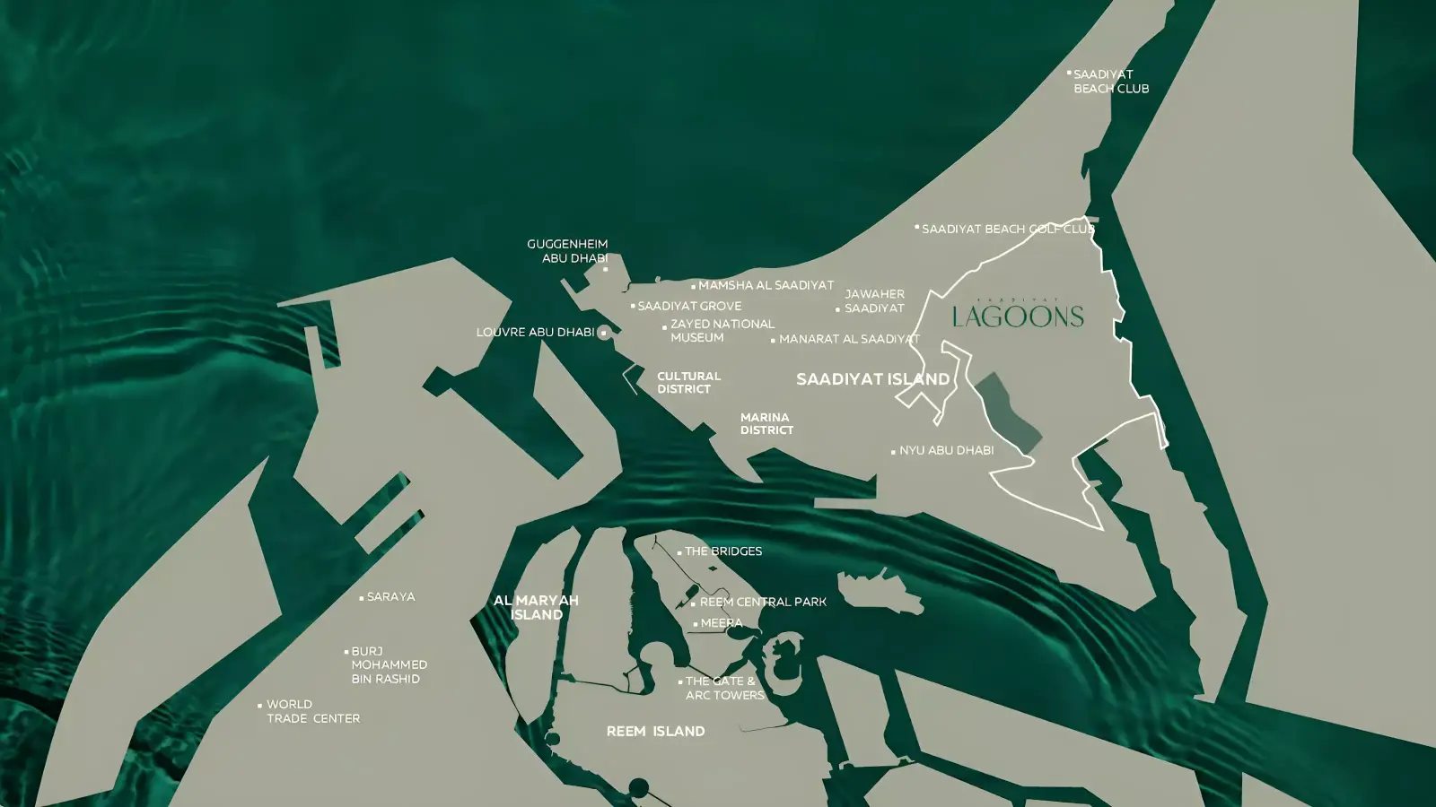 Masterplan Al Sidr, Saadiyat Island