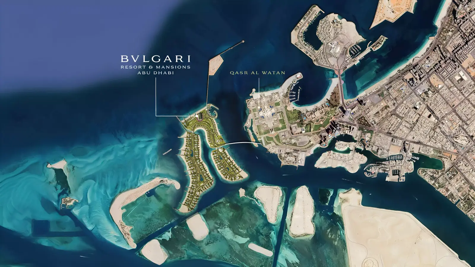 Bvlgari Resort & Mansion masterplan, Abu Dhabi