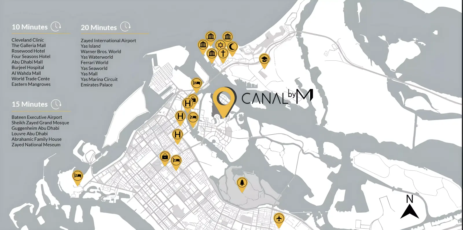 Canal by M 总体规划, Al Reem Island