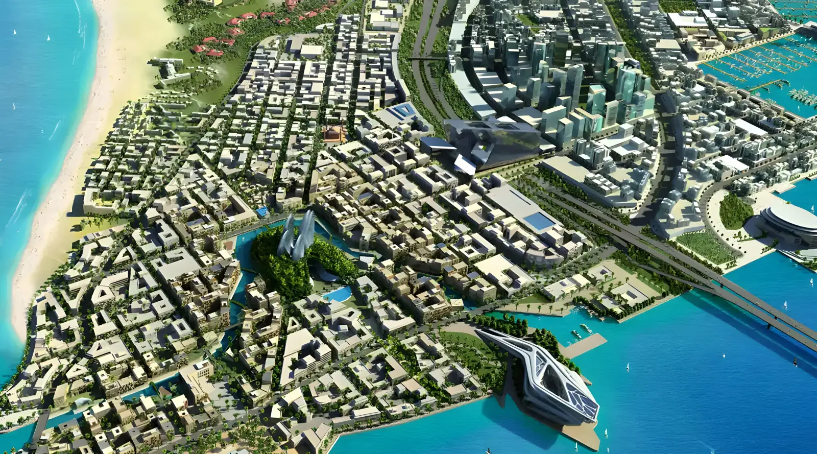 Masterplan The Grove - Heart, Saadiyat Island