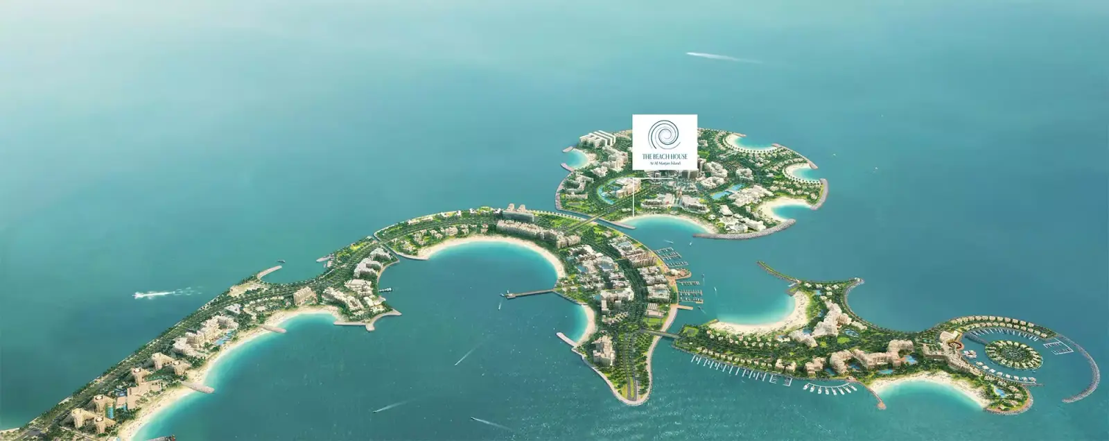 The Beach House masterplan, Fahid Island