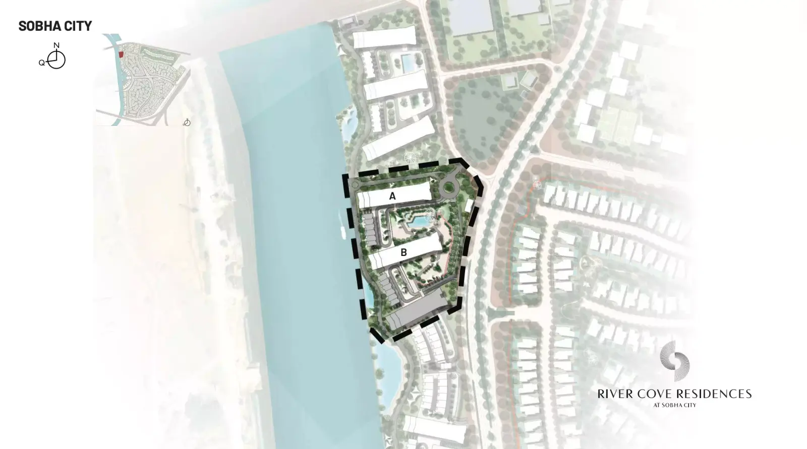 River Cove Residences at sobha city masterplan, Al Bahya