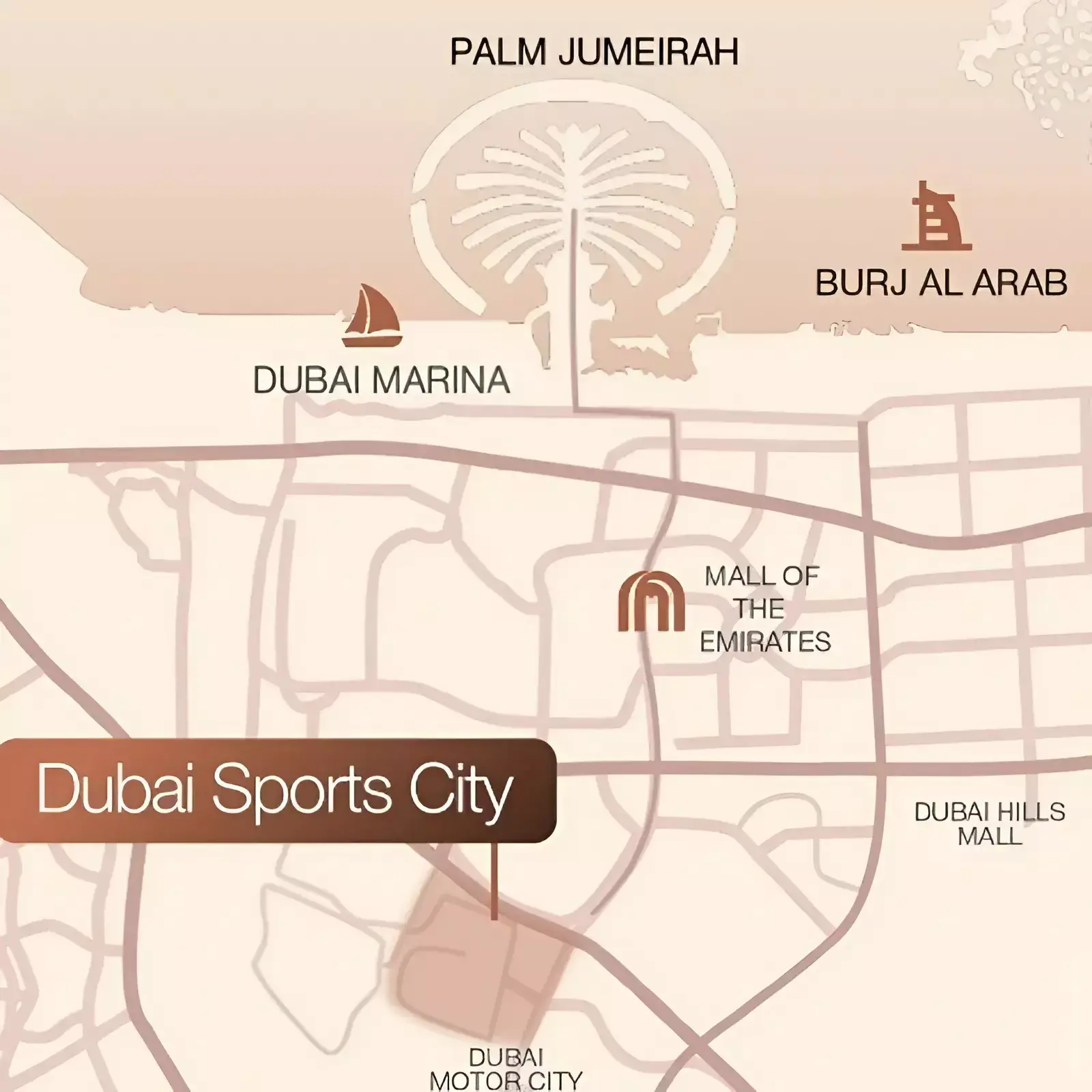 Antalya Residences masterplan, Dubai Sports City