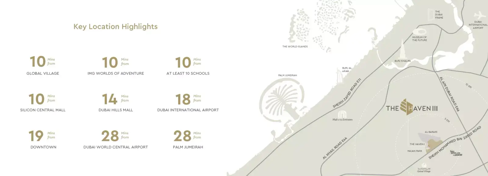 The Haven Phase 3 masterplan, Majan