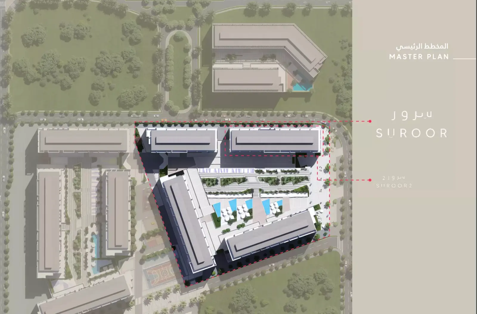 Suroor Phase 2 masterplan, Muwaileh