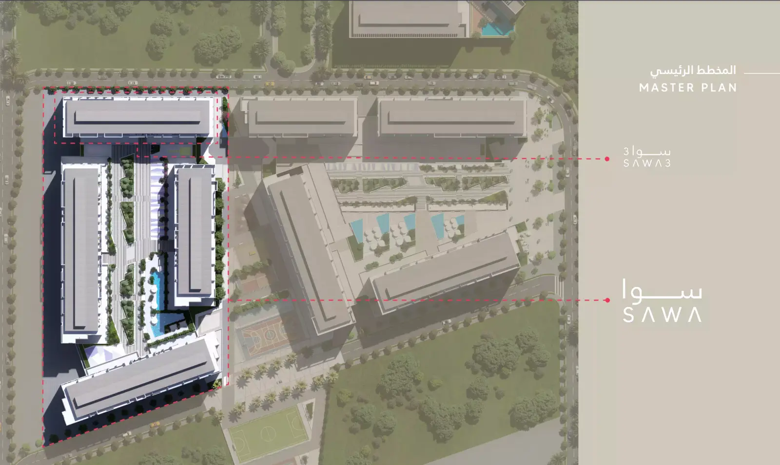 Sawa phase 3 masterplan, Muwaileh